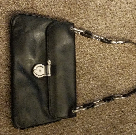 Burberry Handbags - Authentic Burberry black leather bag